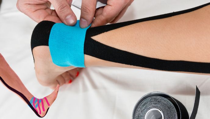 how to tape an ankle